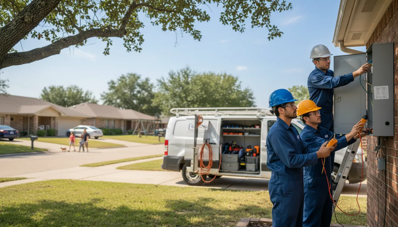 Certified electrician providing emergency electrical services in Cordele, GA